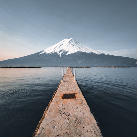 富士山湖景